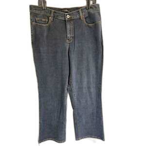 Venezia Women's Plus Size Bootcut Jeans - Dark Wash - Size 16 Average